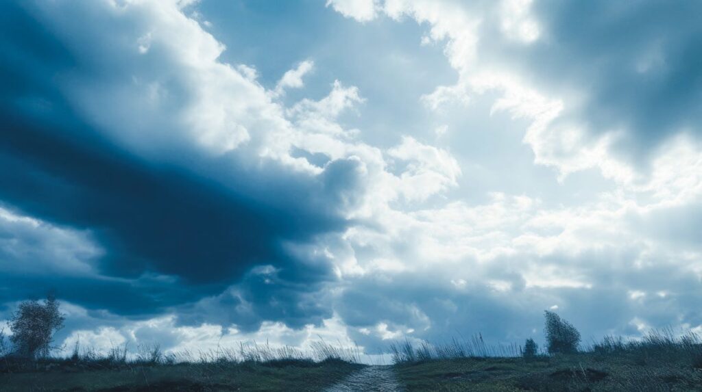 雨が降りそうな空